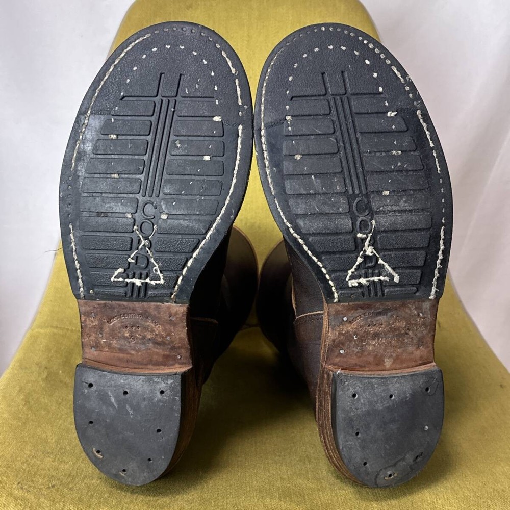 LOST CONTROL Boots Engineer Boots Leather Brown Size 9