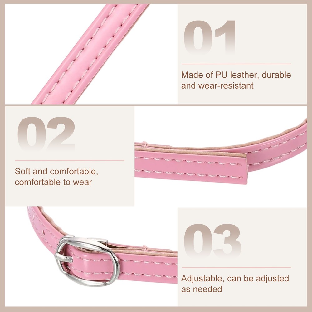 2 Pair Replacement Ankle Strap for Heels Shoe Bands, Nude Pink