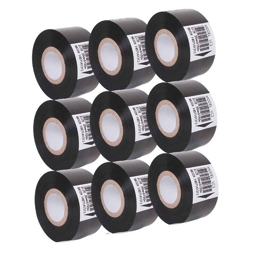 Reliable Black Ribbon for HP 241/DY 8 Date Printer Improve Coding Precision