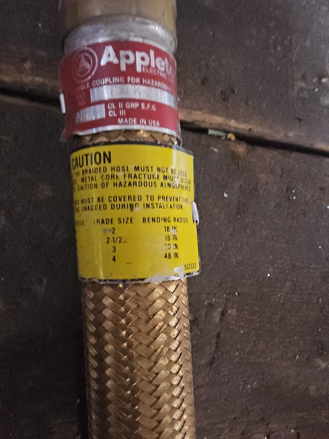 EXGJH-221 APPLETON EXPLOSIONPROOF DUST-IGNITIONPROOF 3/4-INCH