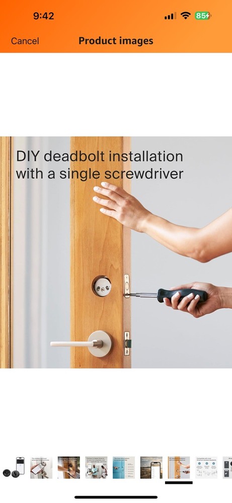 Level Lock+ Smart Lock - World's Smallest Smart Lock Plus Apple Home Keys