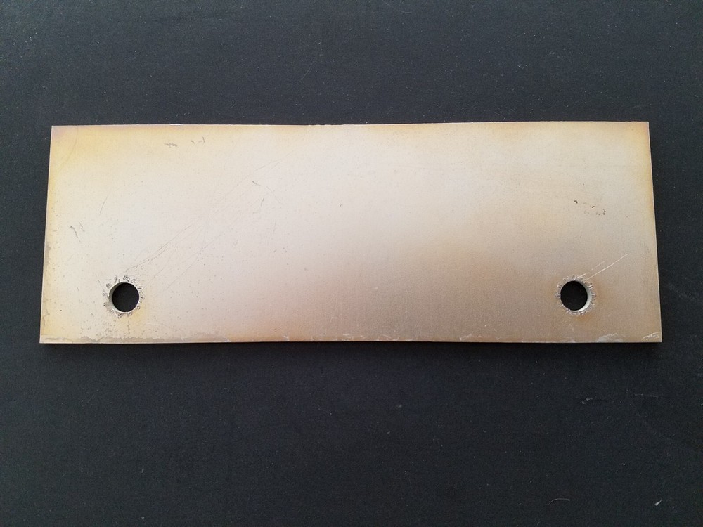 Metal Panel for a FLUKE 5100B Calibrator