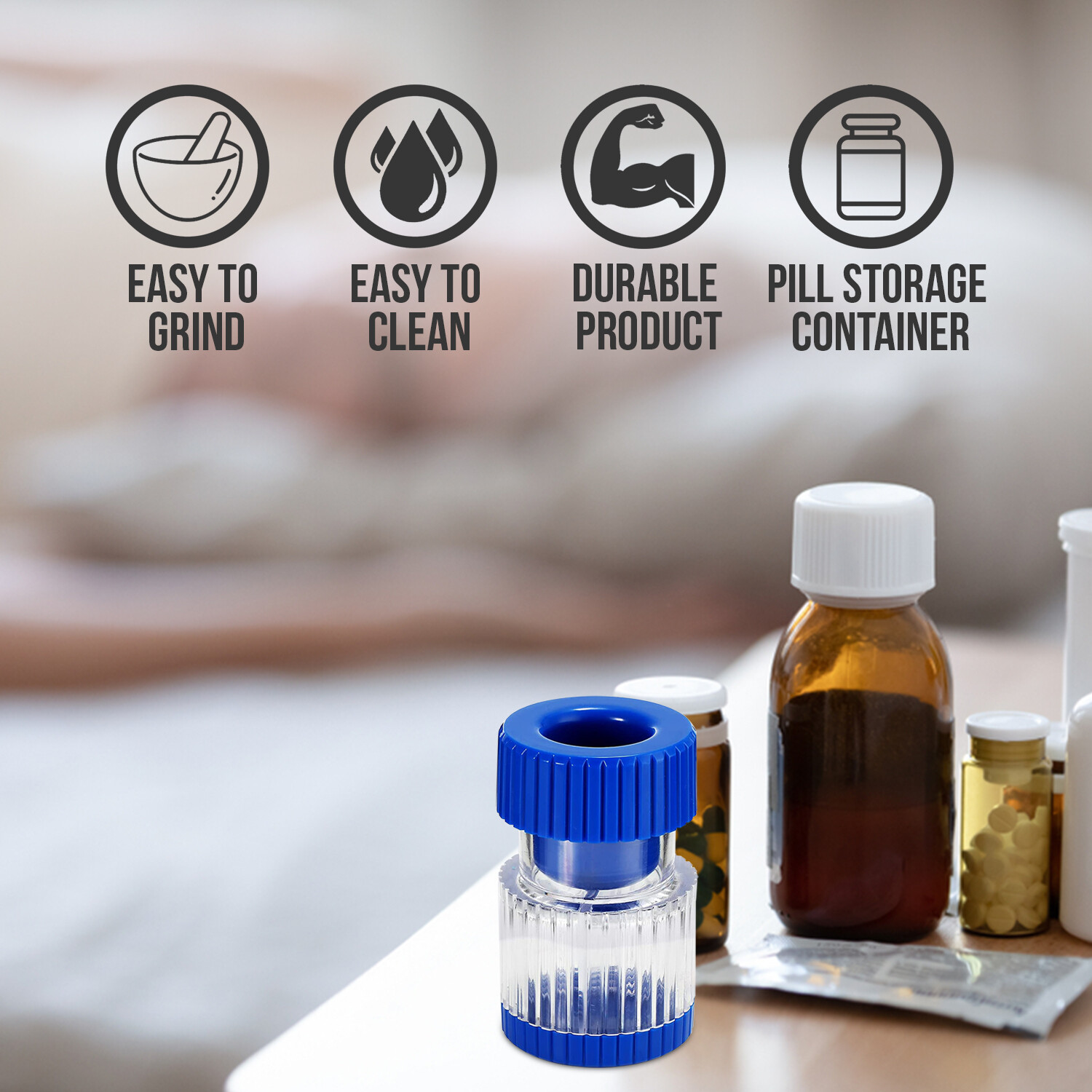 Renoir Pill Crusher/Grinder (Pack of 2)