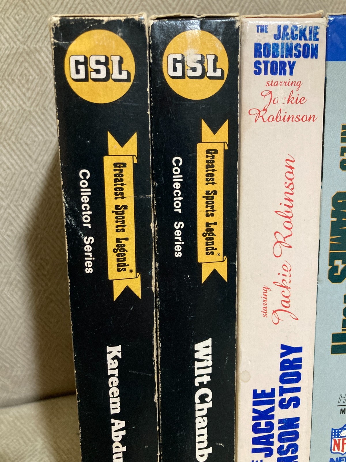 Greatest Sports Legends VHS lot of 7 Wilt Chamberlain NBA Basketball LA Lakers