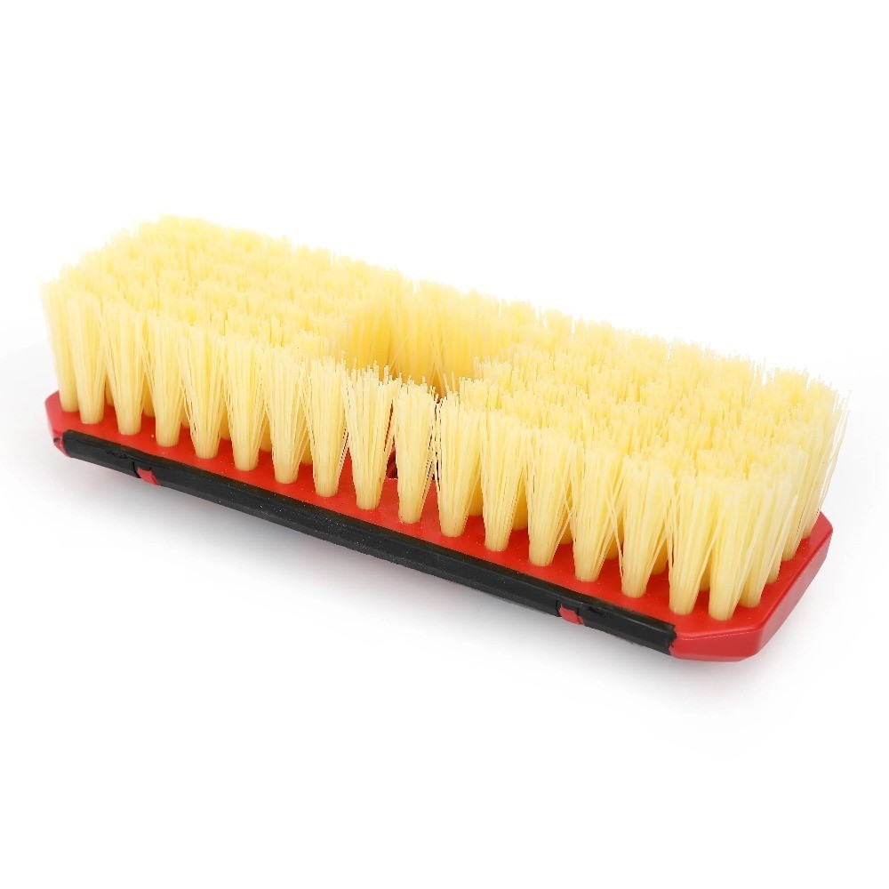 Scrub Brush with Threaded Pole Socket for Cleaning 2.8 Inch Head