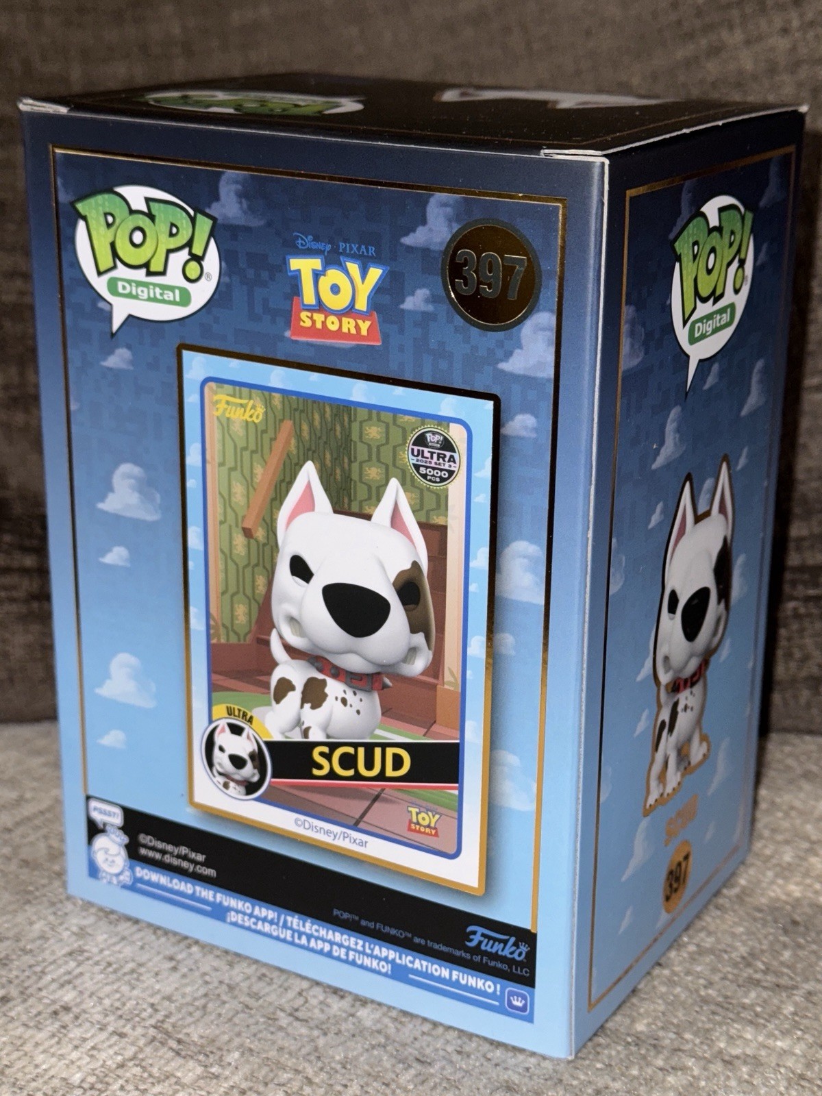 Funko Pop Digital Exclusive Toy Story Scud LE 4,835 Pieces In Hand