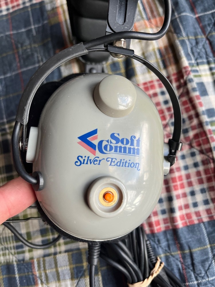 Softcomm Silver Edition C-60 Aviation Pilot Headset