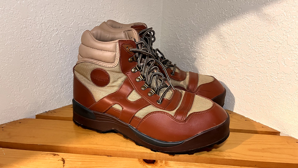 Hodgman leather wading boots