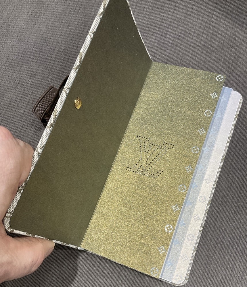 LOUIS VUITTON Khaki Carnet de Notes Monogram Notebook