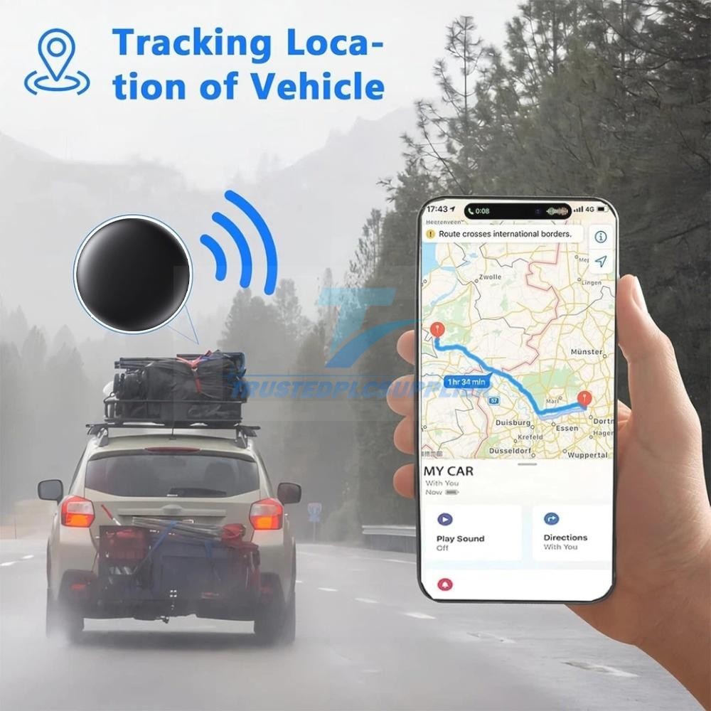GPS Tracker for Vehicles, 1PCS Car Tracking Device, Mini Hidden Support iPhone