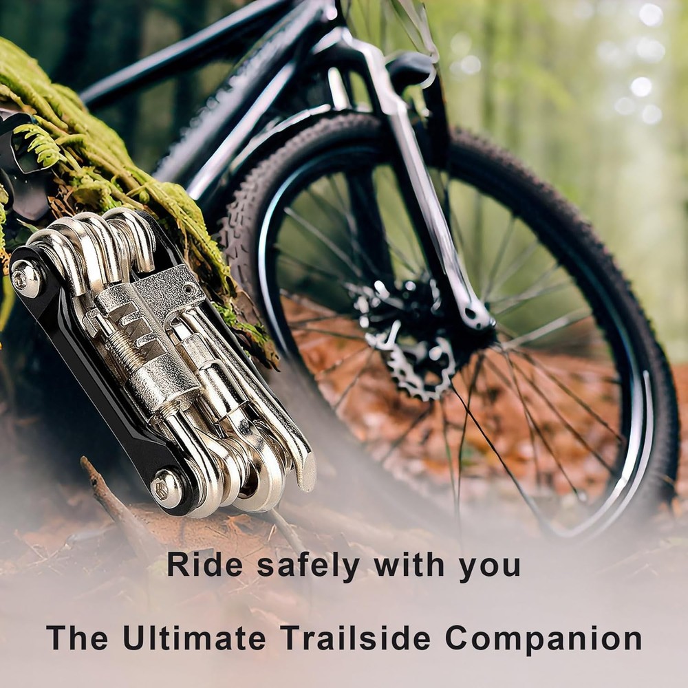 Bike Chain Tool, Ultimate Multitool Kit - Lightweight MINI, Black