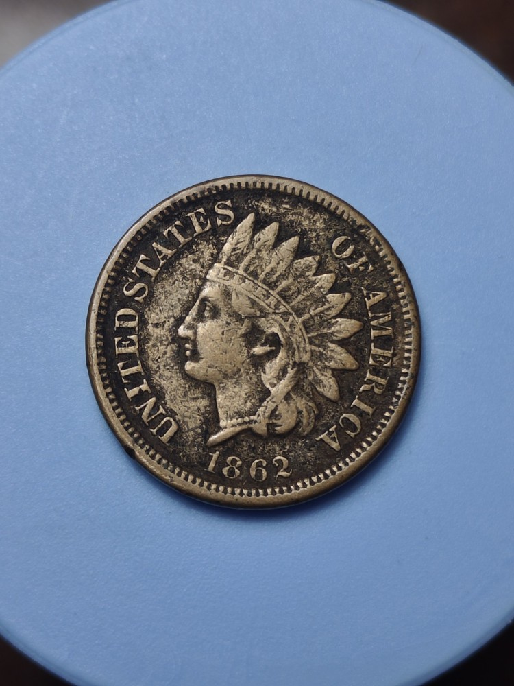 1862 Indian Head Cent #1608