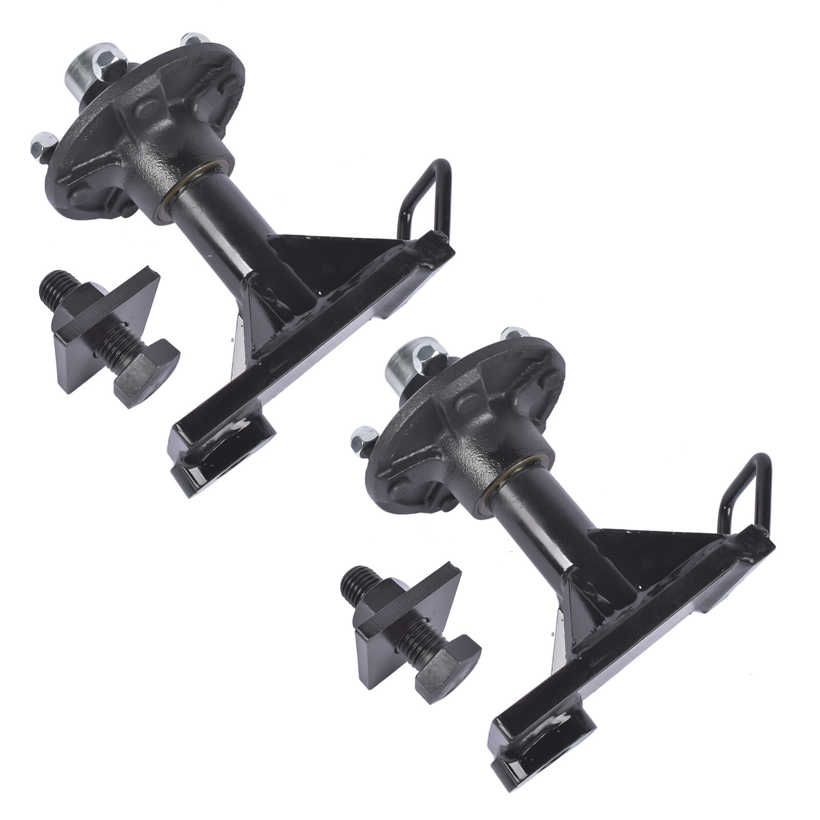 5x 5.5 Lug Superior Shipping Container Wheels Container Moving Kit 2 Spindles