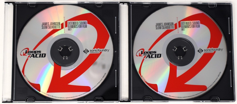 Sonic Foundry Slow Silhouette Loops For Acid Sample/Sound Library/Sampling 2x CD
