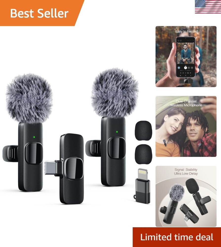 Omnidirectional Wireless Microphone for Video Recording with Plug & Play Feature