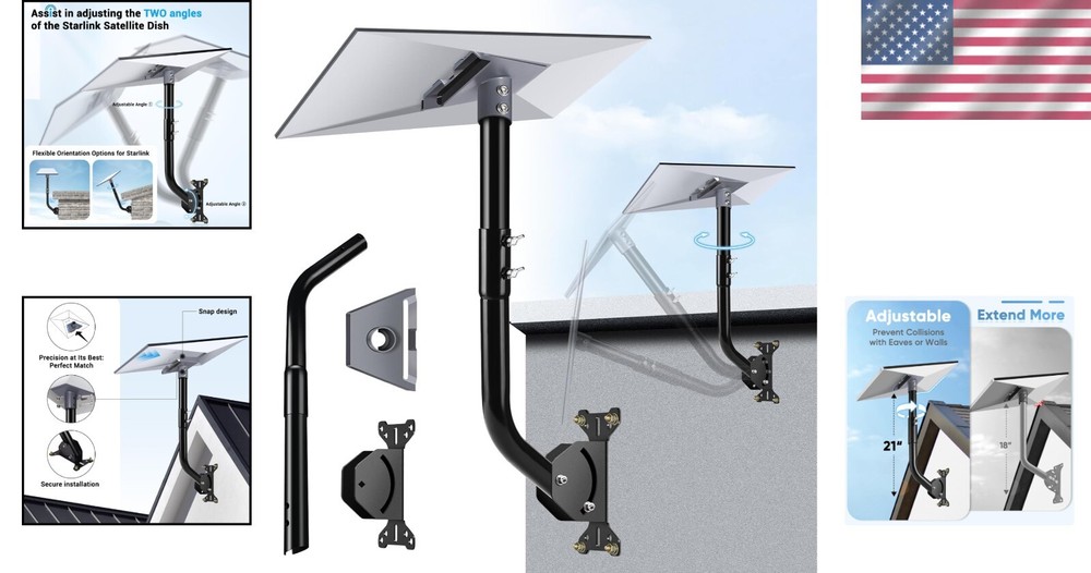 Complete Starlink Gen 3 Mounting Kit - Easy Installation & Versatile Options