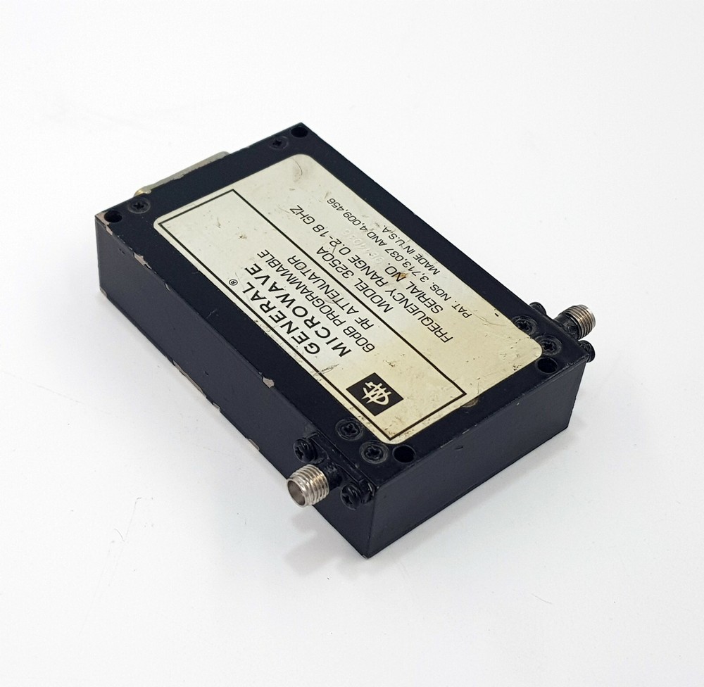 General Microwave GM 3250A Frequency 0.2 - 18GHz 60dB Programmable RF Attenuator