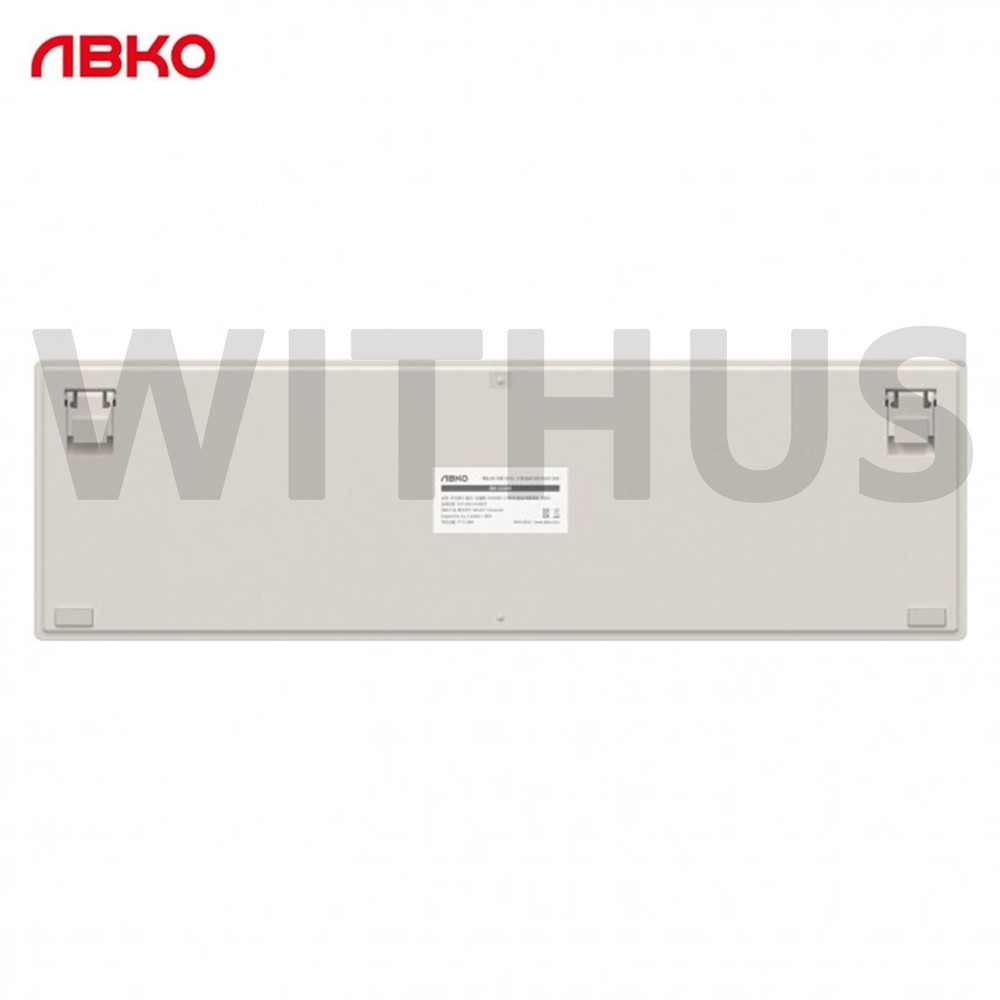 ABKO KN30BT Capacitance Non-contact Switch Keyboard 45g/Ivory/ENG,KOR-Tracking_