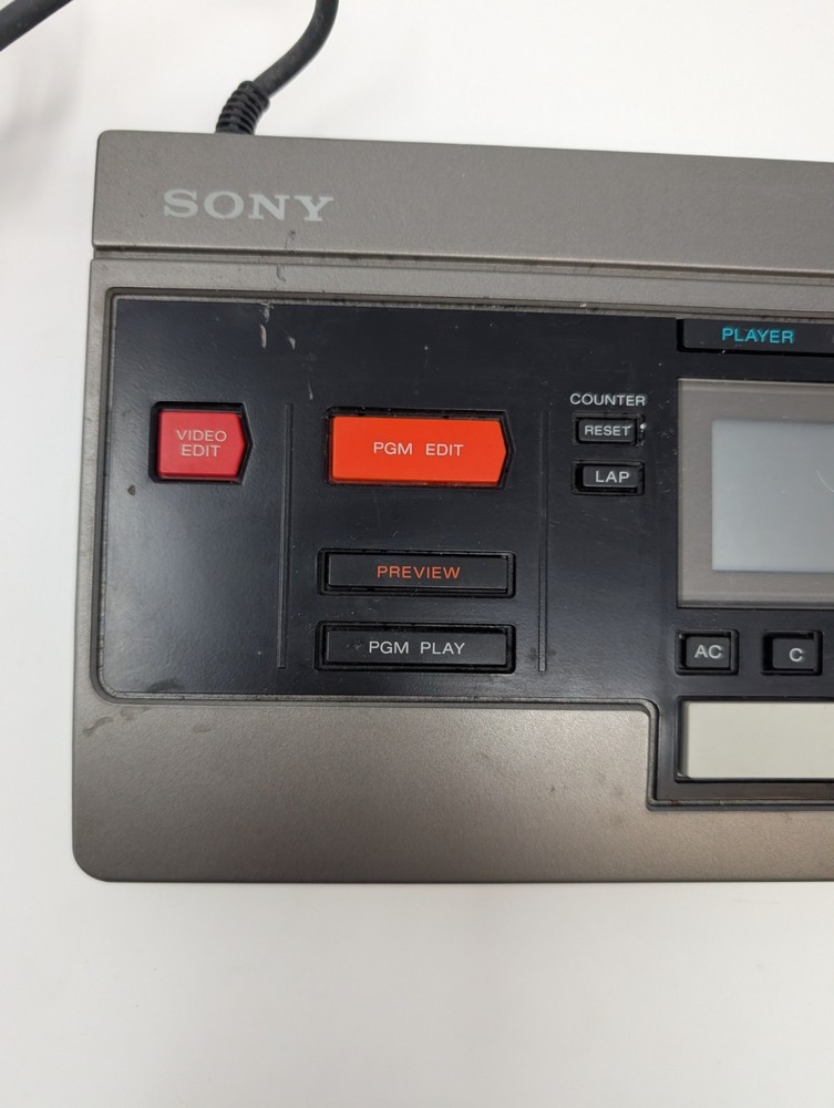 SONY VIDEO EDITING CONTROLLER RM-E100V