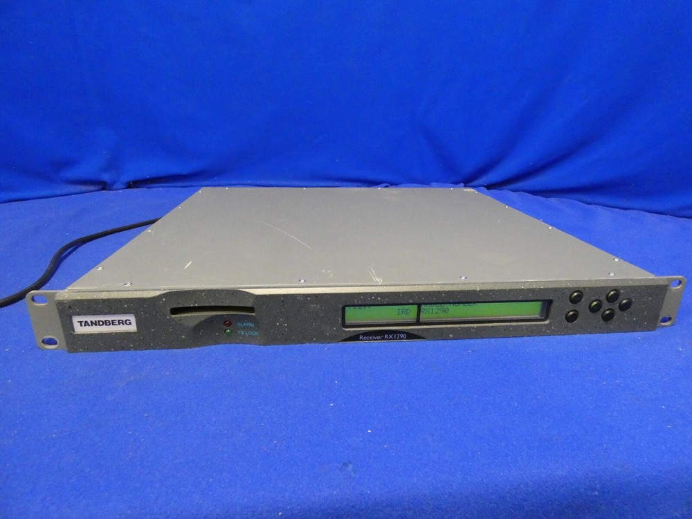 Tandberg RX1290 Series 8 Multi-Format SD/HD Receiver Decoder Software Ver 3.0.0