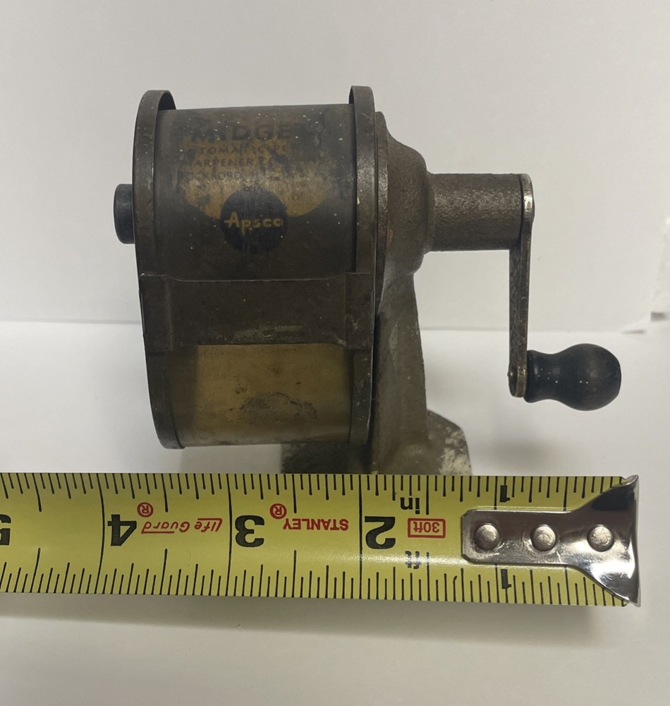 Vintage Apsco Pencil Sharpener, Midget