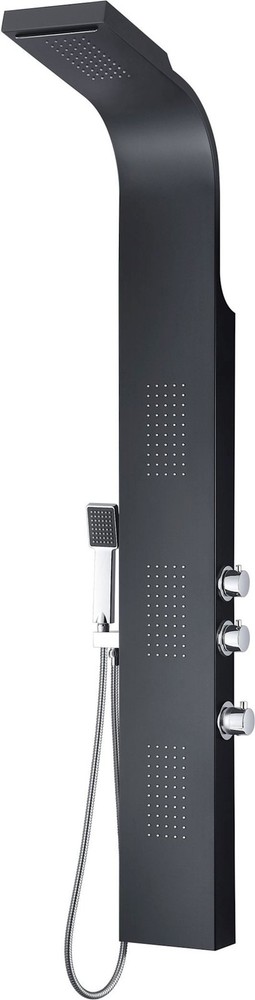 Anzzi SP-AZ056 Level 65" Thermostatic Shower Panel - Black