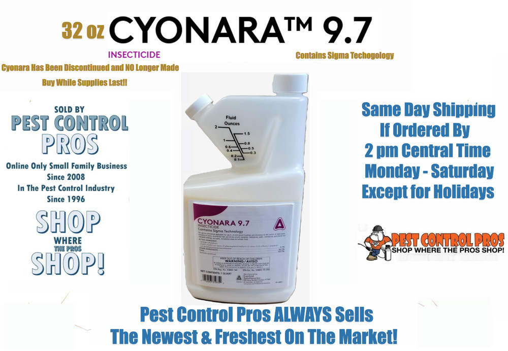 32 oz Cyonara 9.7% Insecticide Ant Roach Flea Pest Insect Control