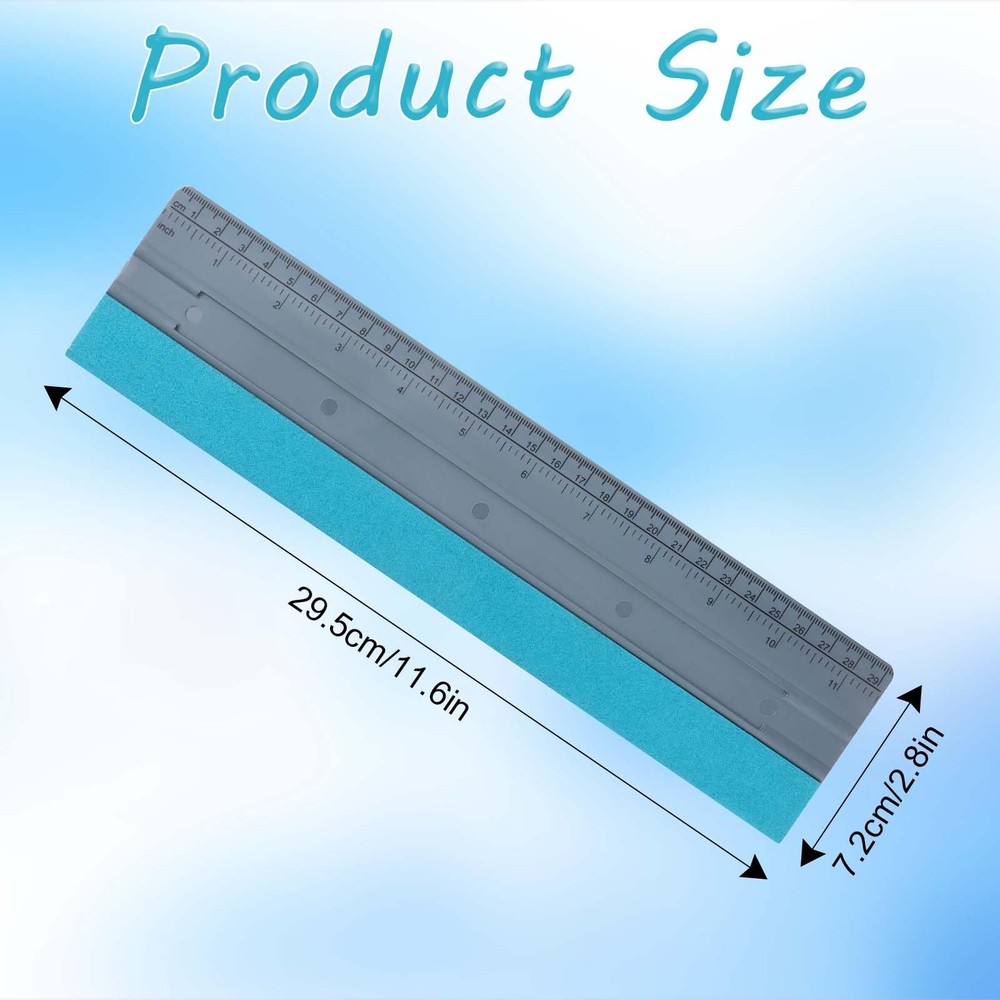 Felt Squeegee, 1Pcs 12 Inch Vinyl Squeegee Tool Wallpaper Tools Window Gray