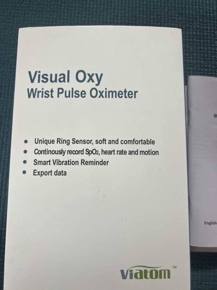 Viatom Visual Oxy Wrist Pulse Odometer Used