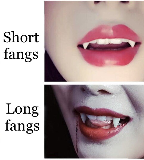 17mm vampire teeth fangs