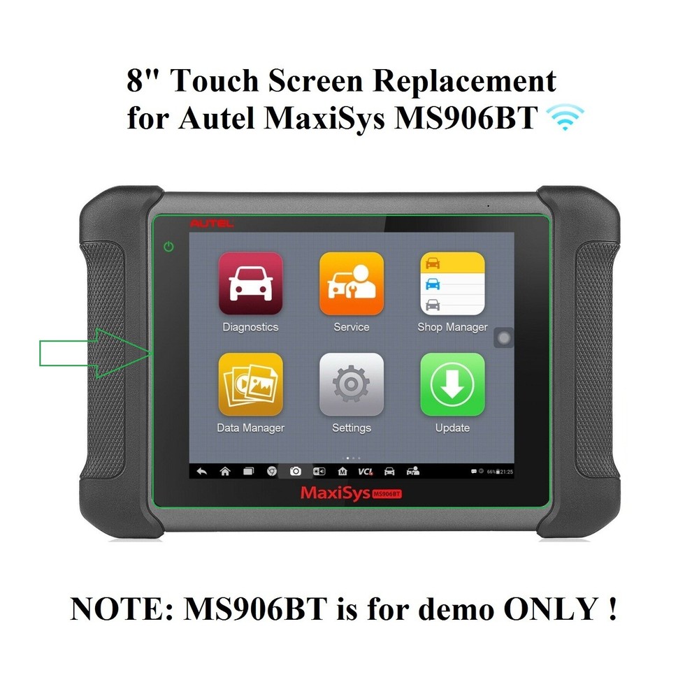 Touch Screen Digitizer Replacement for Autel MaxiSys MS906BT Diagnostic Tool