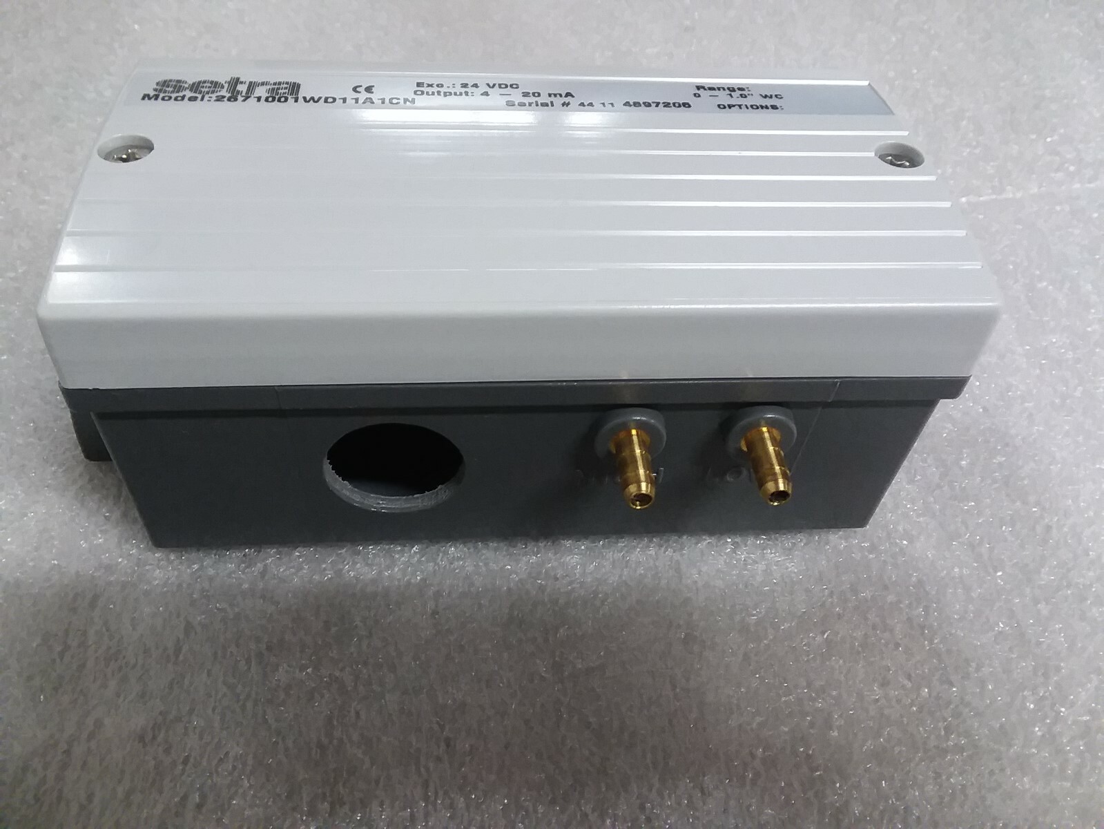 267 Setra 2671001WD11A1CN Very Low Differential Pressure Transducer 0 - 1" wc