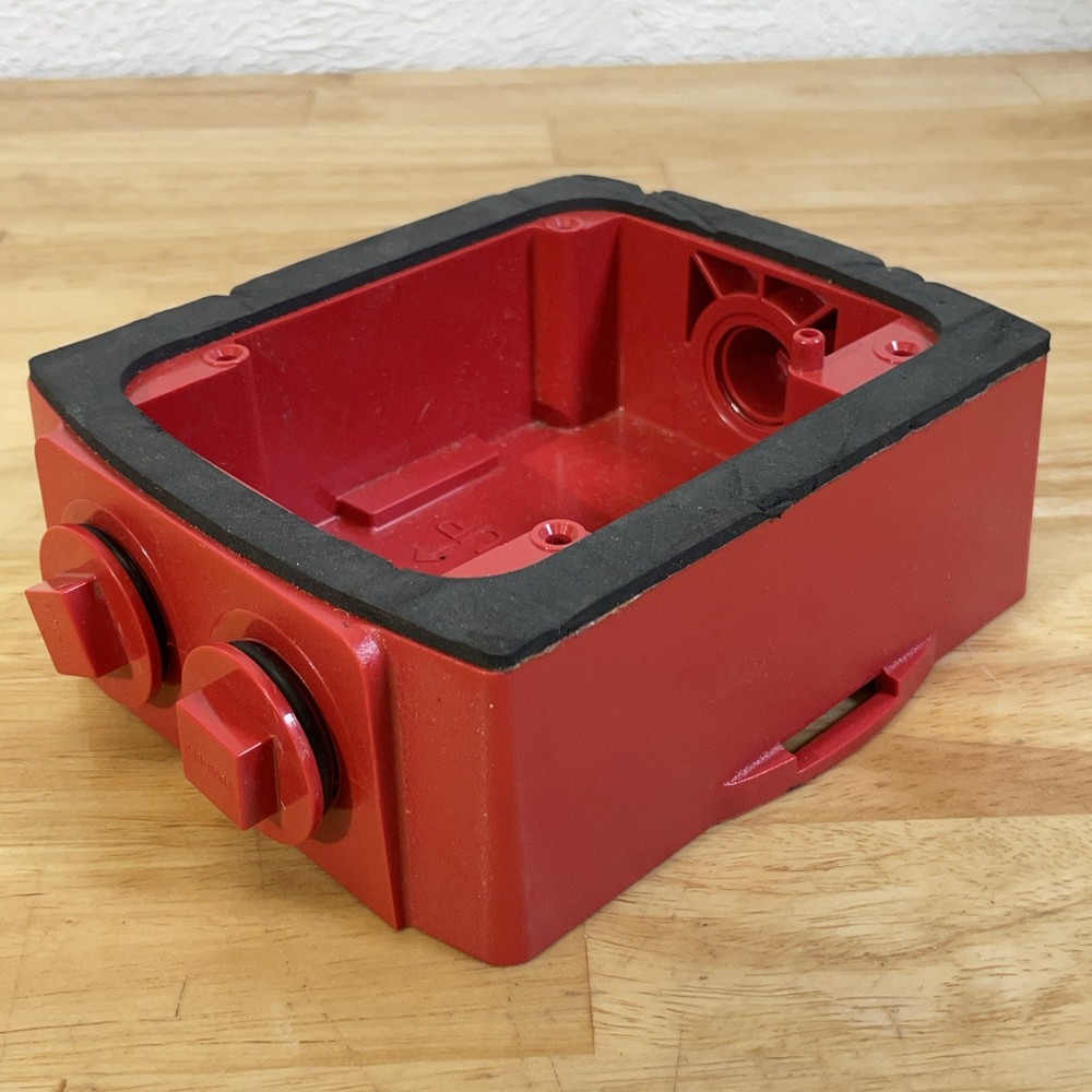 Red Weatherproof Back Box -- B59-0006