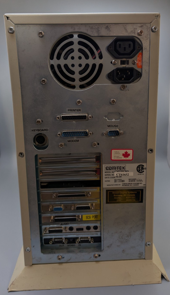 VINTAGE PC COMTEX MACH5- CMT55CMN -Read Description