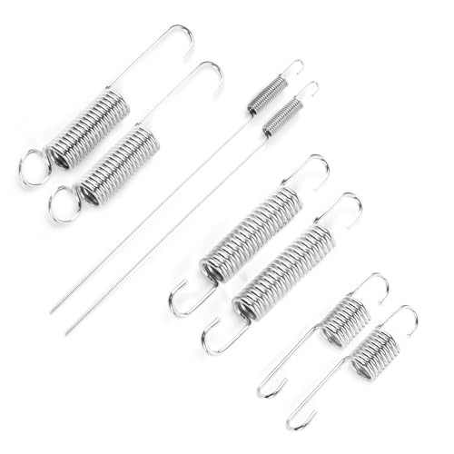 8PCS Motorcycle Kickstand Spring, Metal Kick Side Stand Spring, Stainless