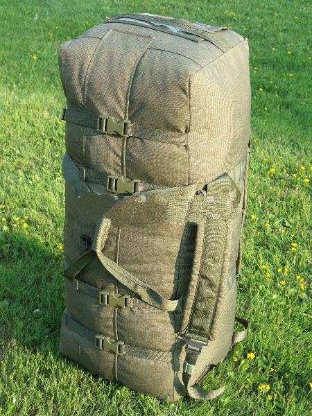 US Military IMPROVED Duffel Bag ZIPPERED Duffle Bag 8465-01-604-6541 NO PAINT