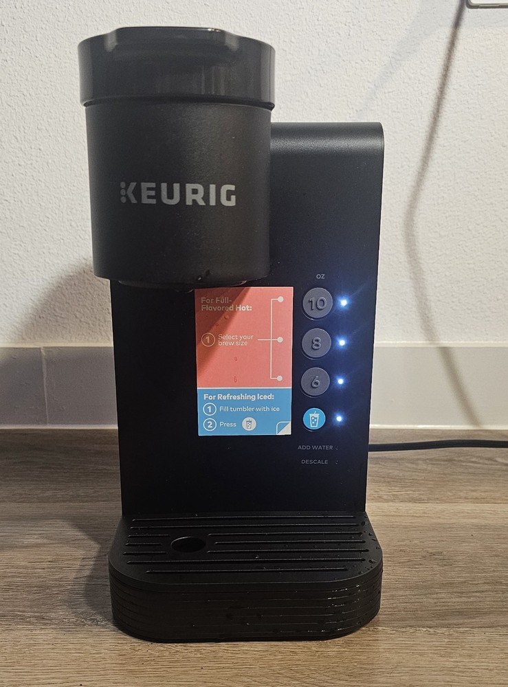 Keurig K-Express Essentials Plus Iced & Hot Coffee Maker Single Serve Black