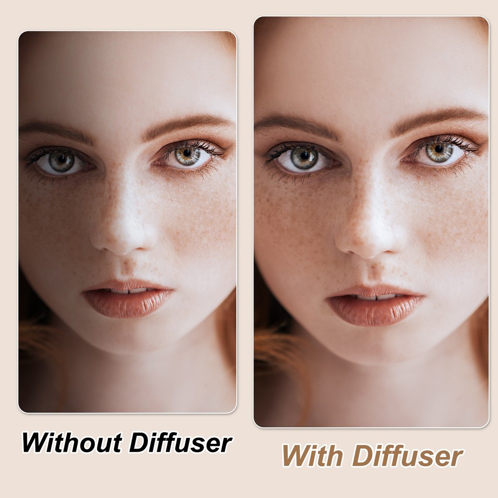 2pcs 8" x 12" Flash Diffuser Light SoftBox, for Nikon SB-5000 SB-700, Black