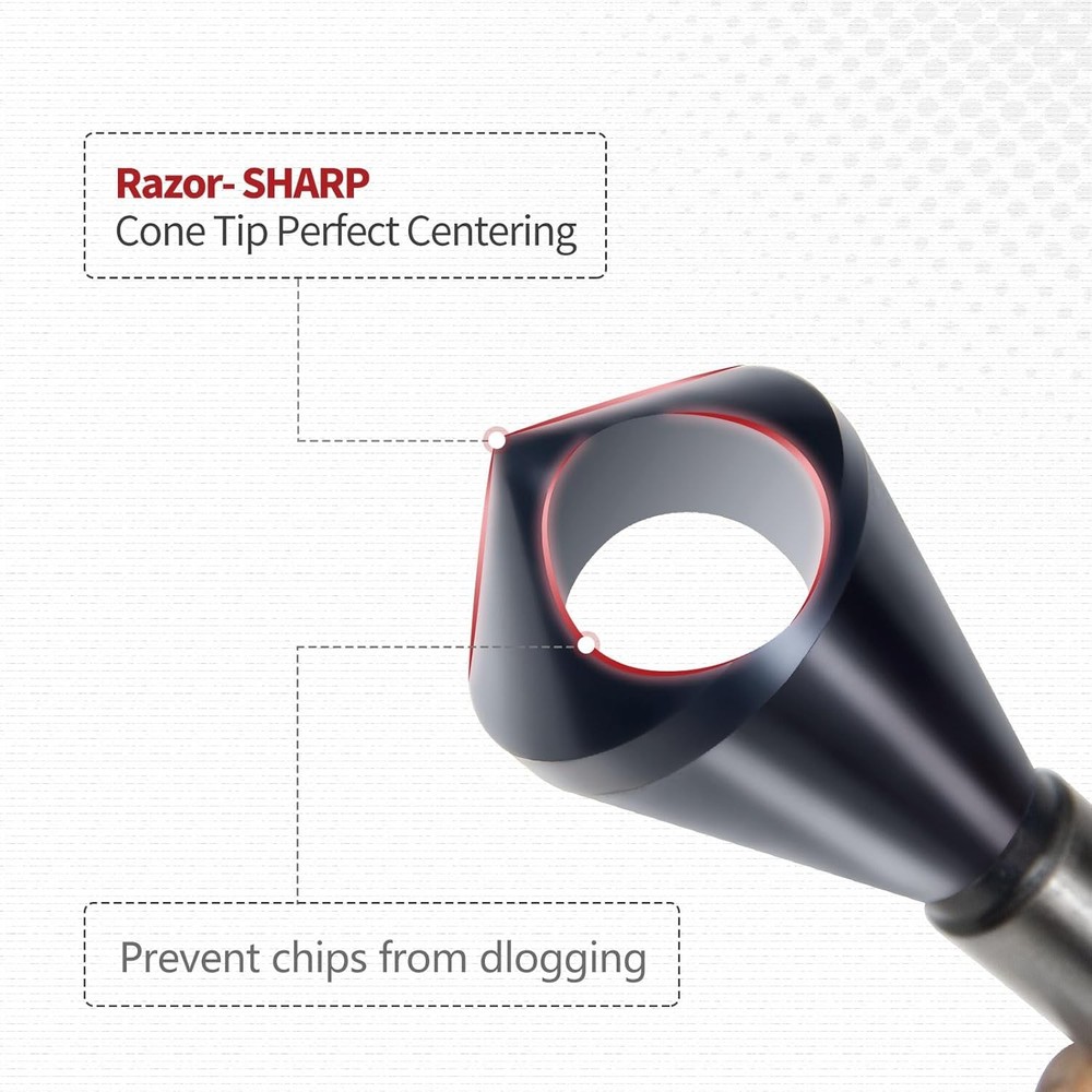 Cobalt Countersink Chamfer Tool Set 4 Piece