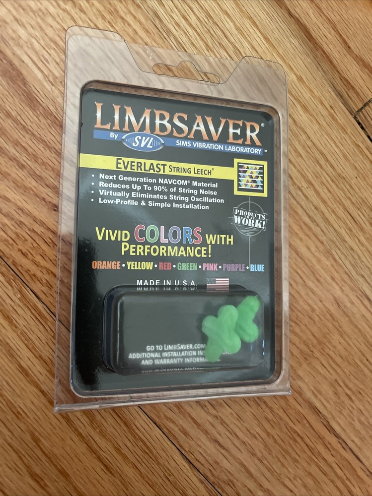 Limbsaver Everlast Bow String Leech - 2 pack (Green) #3334
