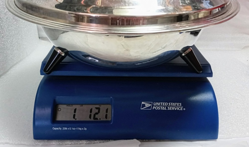 Vtg MCM F. B. Rogers Silver Plate Sputnik Atomic UFO Lidded Serving Dish 5844