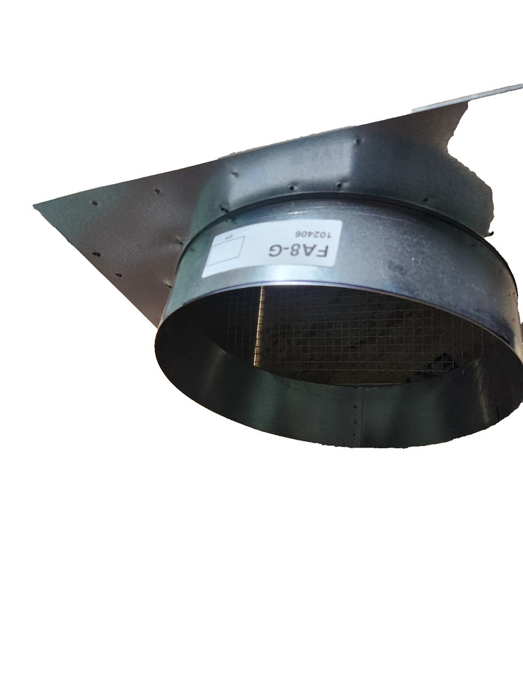 Renewaire FA8-G 8" Galvanized Wall cap