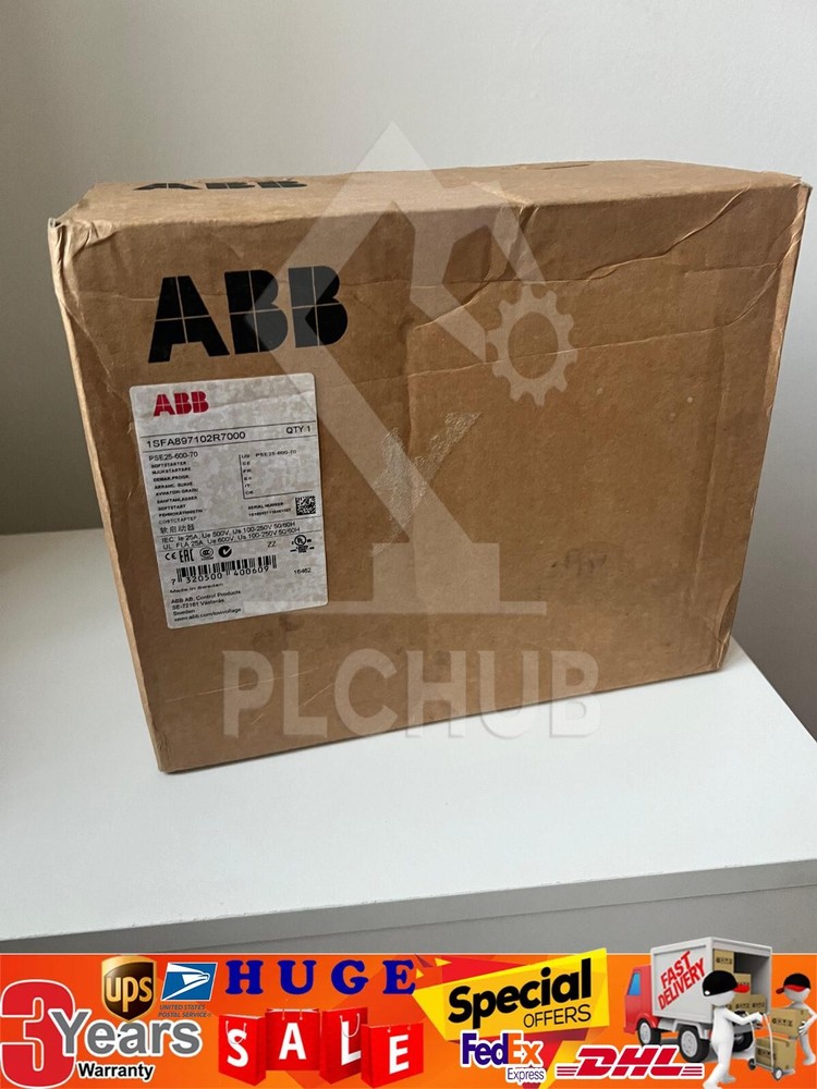 ABB PSE25-600-70 Solid State Soft Starter 208-600 VAC 3-Phase 50/60 25 Amp