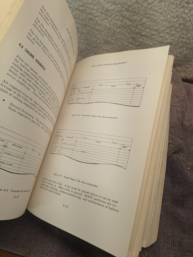 Vintage GE-600 Series GMAP Training Manual Program Language Book