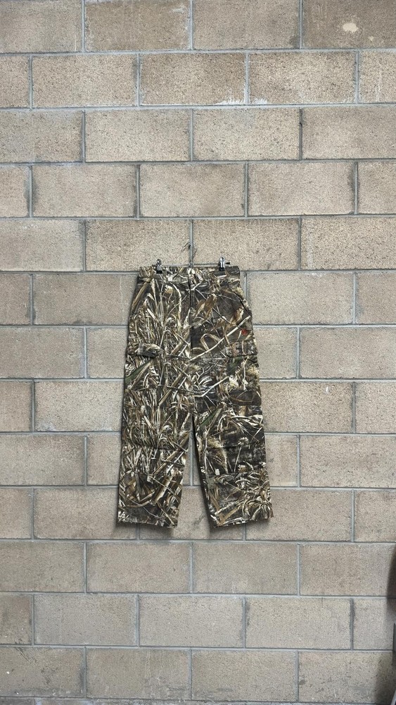 Camouflage Cargo Pants with Multiple Pockets