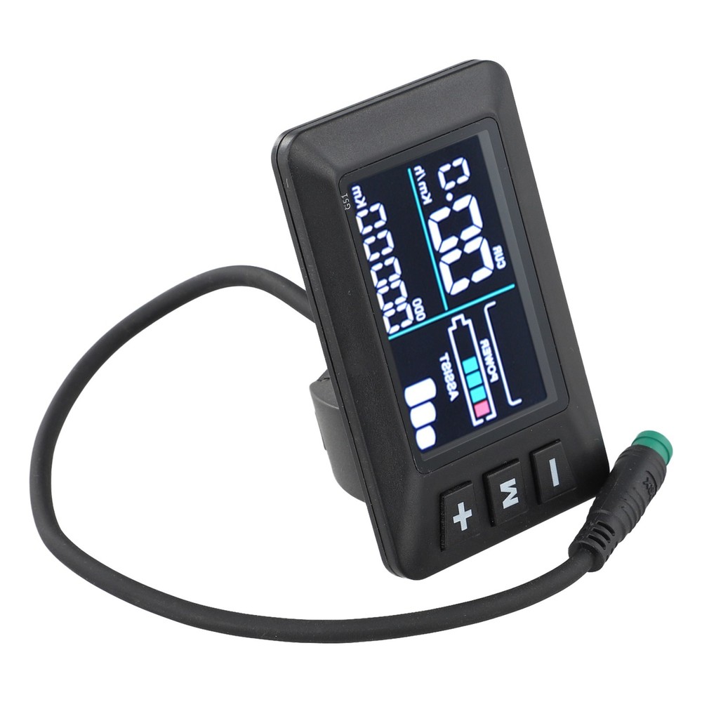 5 Pin Waterproof LCD Display for E Bikes Supporting 24V 36V 48V Voltage