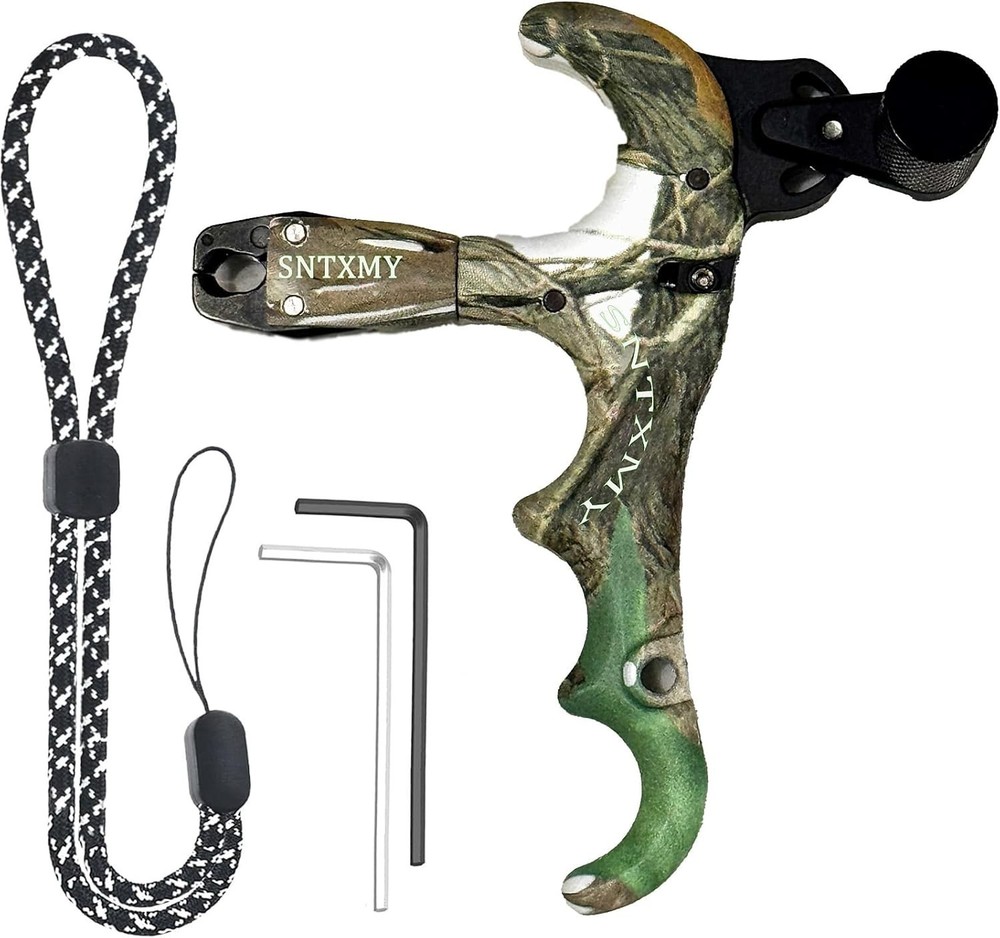 Bow Release for Compound Bow 360° Rotatable Thumb Release for Compound Bow Ar...