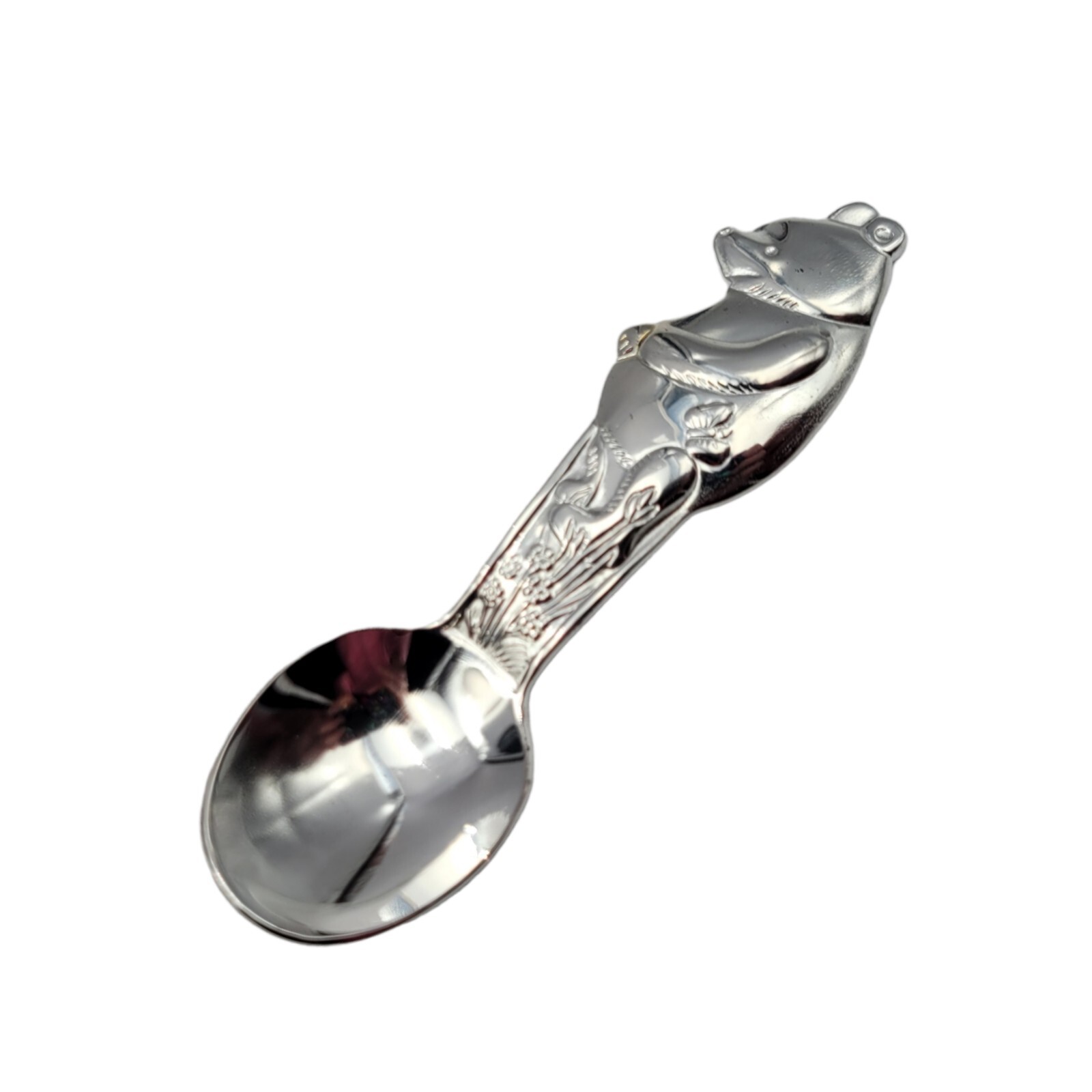 Winnie the Pooh Baby Infant Spoon Silverplate Flatware by Lunt 4 3/8"