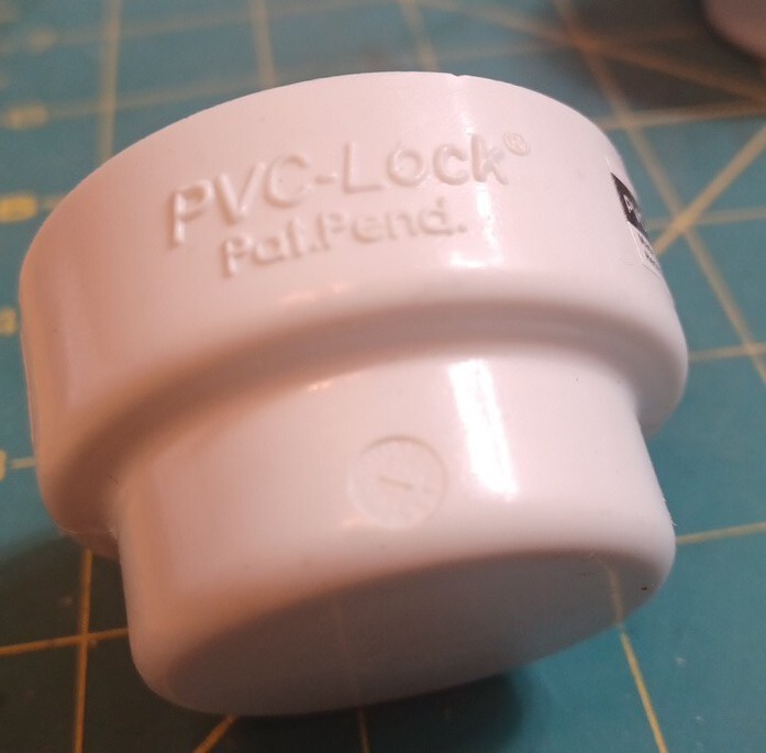 [4 Pack]ORBIT 1" PVC Lock Push Fitting Irrigation End Caps #35680