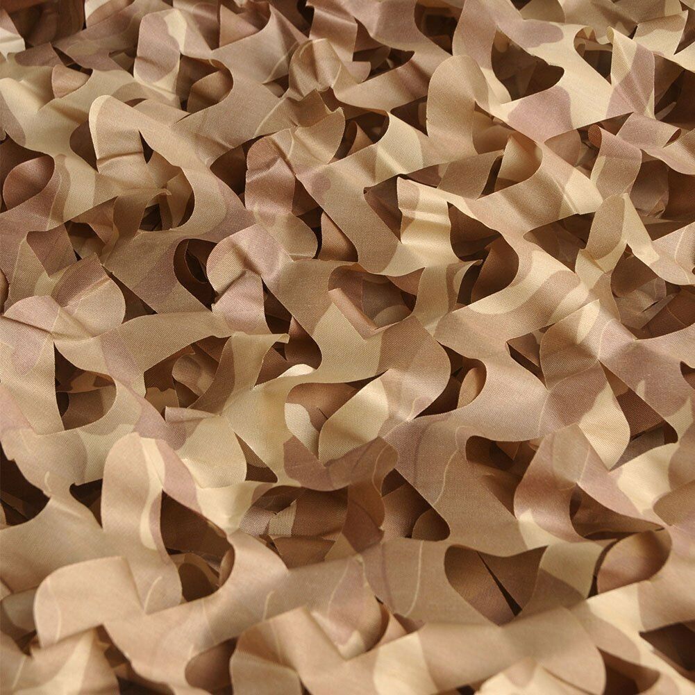 13-26Ft Military Woodland Camouflage Netting Cutable Camo Net Camping Hunting